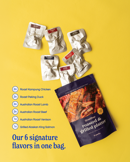 [Trial Pack] [Free Delivery] Roasted & Grilled Platter (Pack of 10)