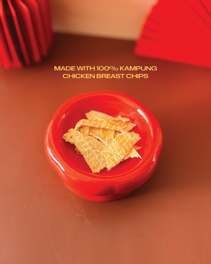 Air Dried Kampung Chicken Chips (100g) [For Dogs🐶 and Some Cats (if they like crunchy stuff)🐱]