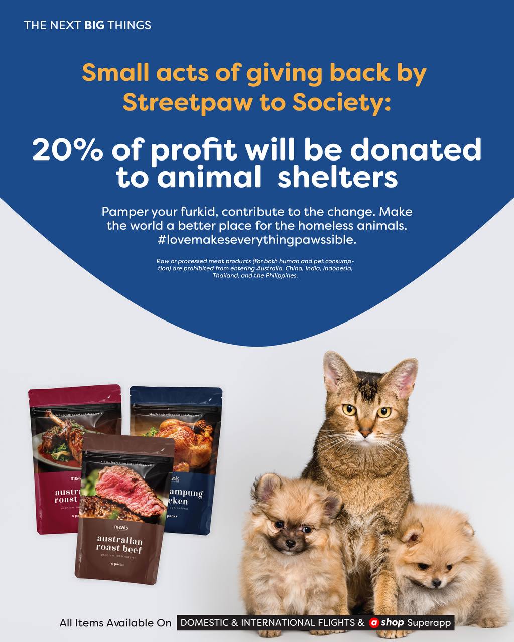 ✈️ AirAsia Inflight Duty Free Super Pack (Standard Packs) ✈️  [For Cats🐱 and Dogs🐶]